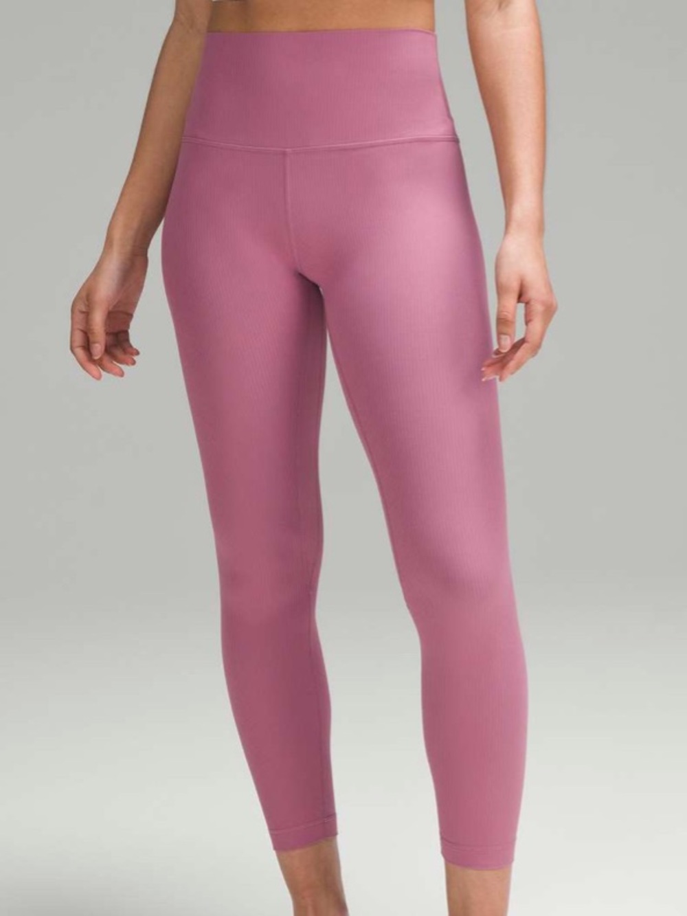 NWOT Lululemon Align Ribbed High-Rise Pant 25" Velvet Dust